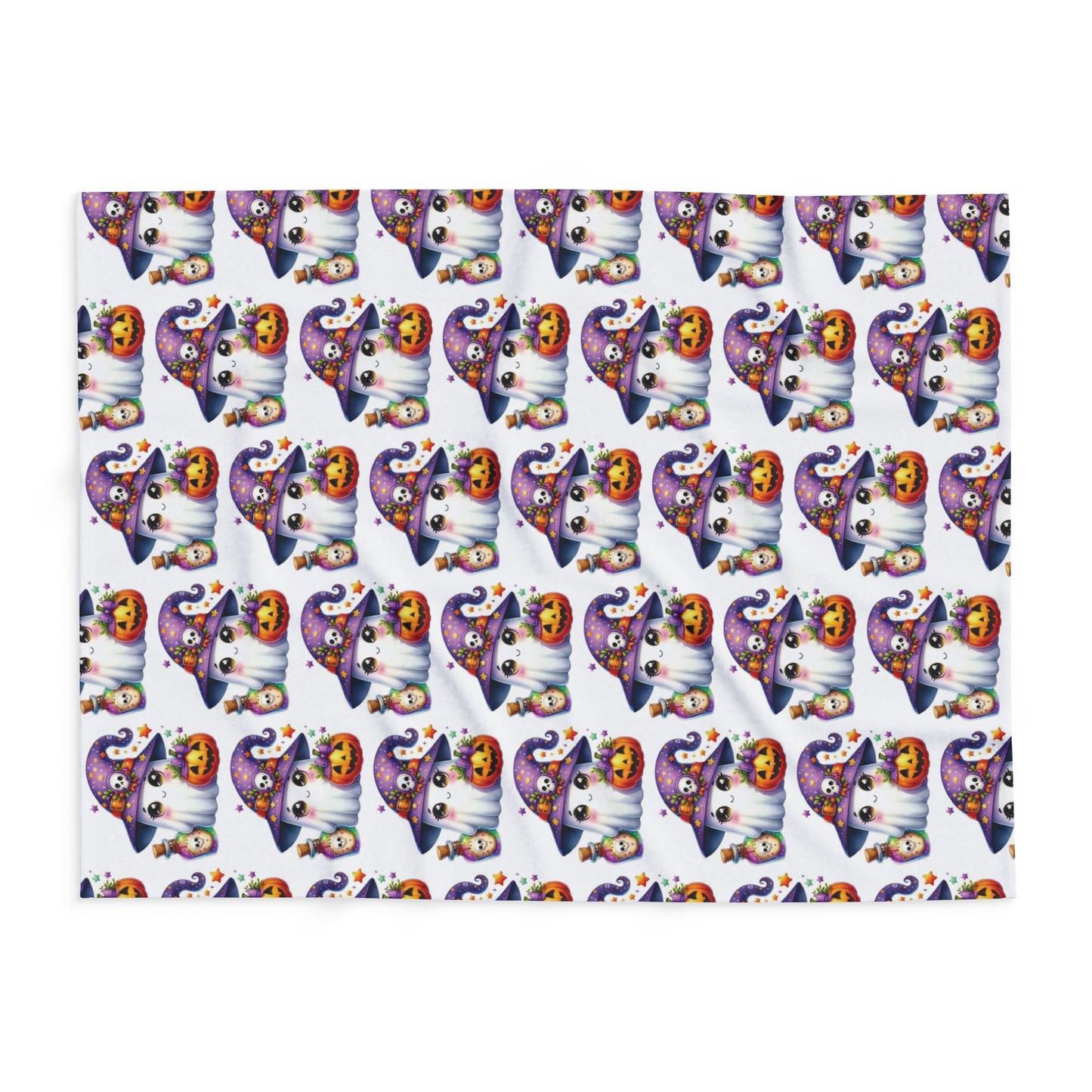 Decorative and Warm Halloween  Cute Arctic Fleece Blanket 3 Sizes