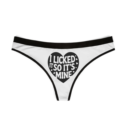 Valentines Naughty Gift Cheeky Womens Thong funny Birthday Anniversary Romantic