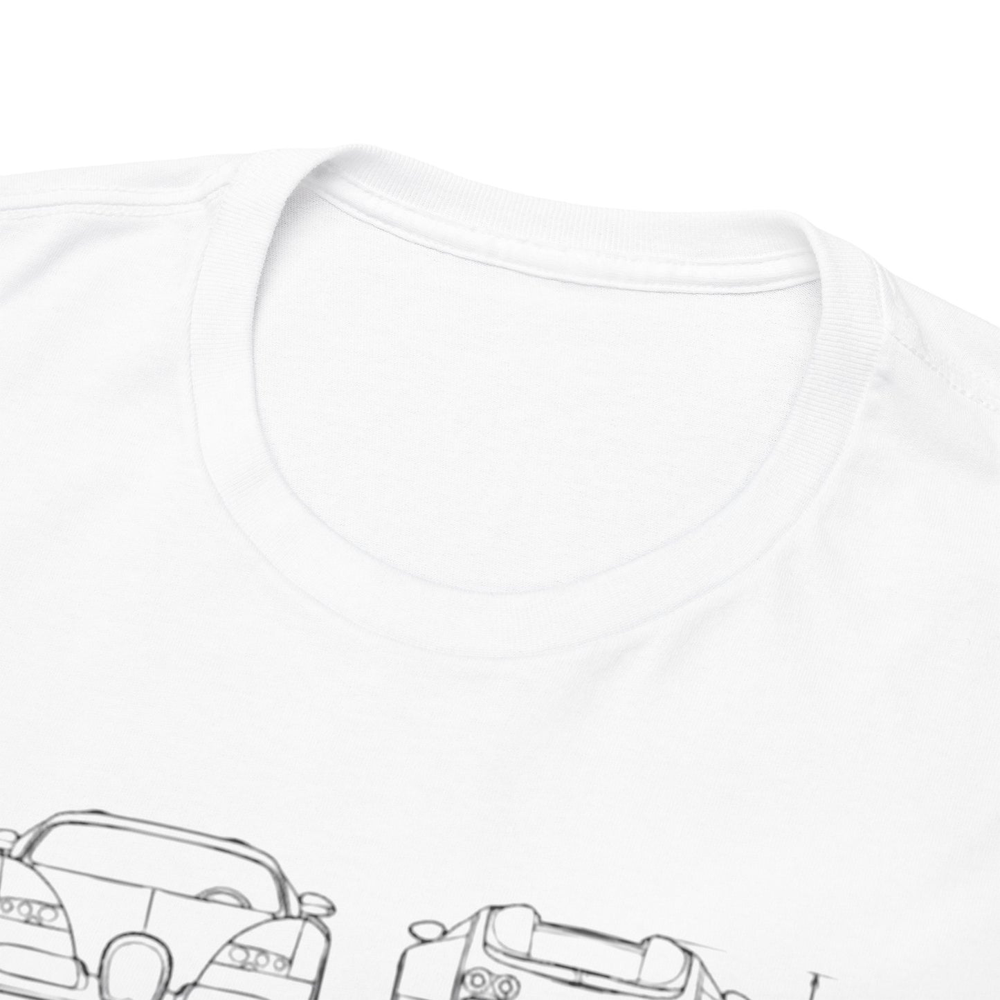 T-Shirt Mens with Bugatti Veyron Design: Technical Drawings & Specs Unisex TEE