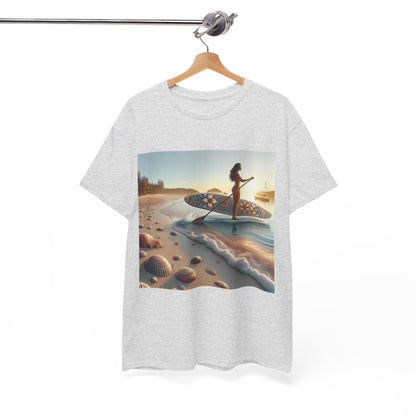 Luxurious Delightfull Paddle Board T-Shirt from Dazzling Dreams Studio, emphasising comfort and style for adventure lovers.