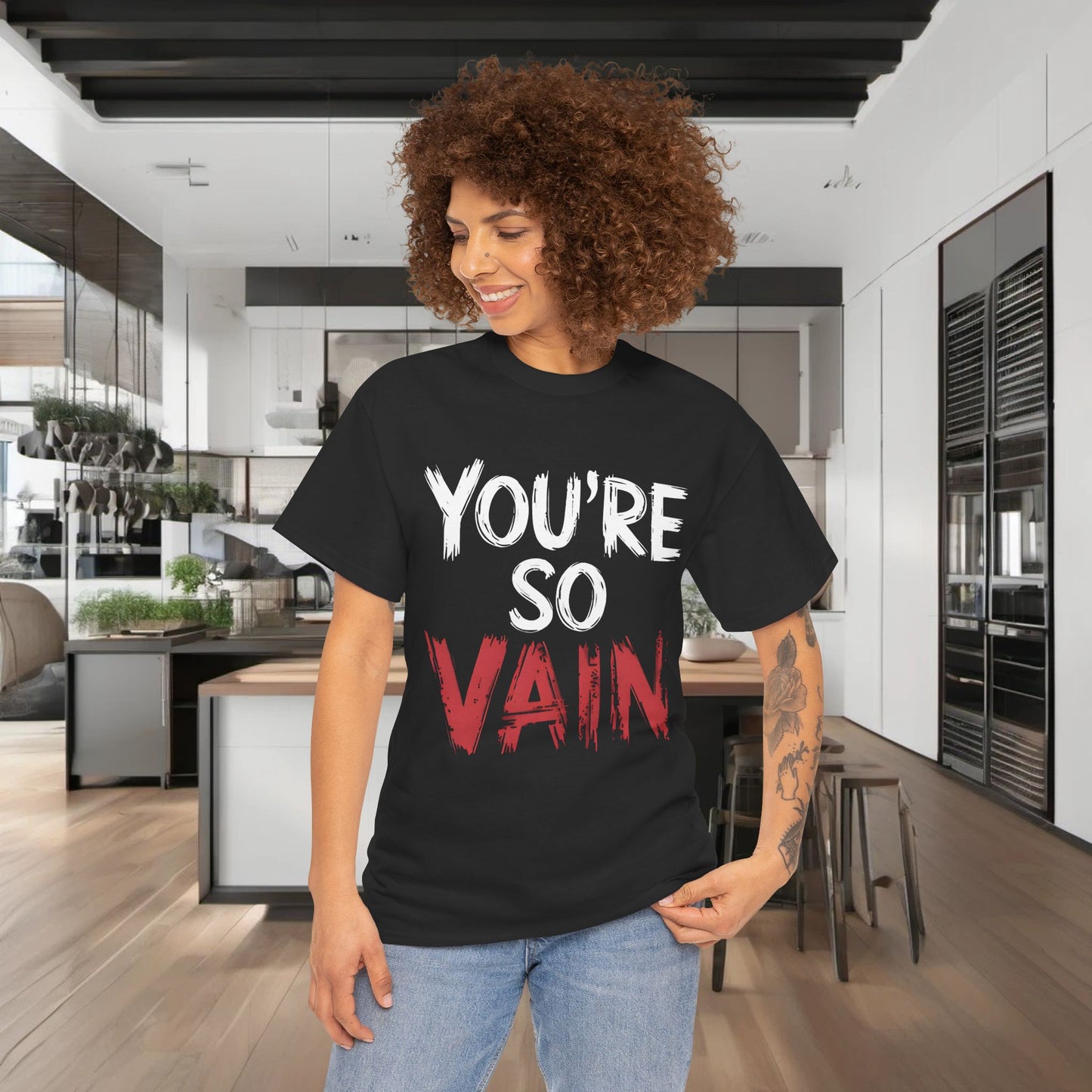 You´re So Vain Graphic T-Shirt Urban Unisex Cotton Tee