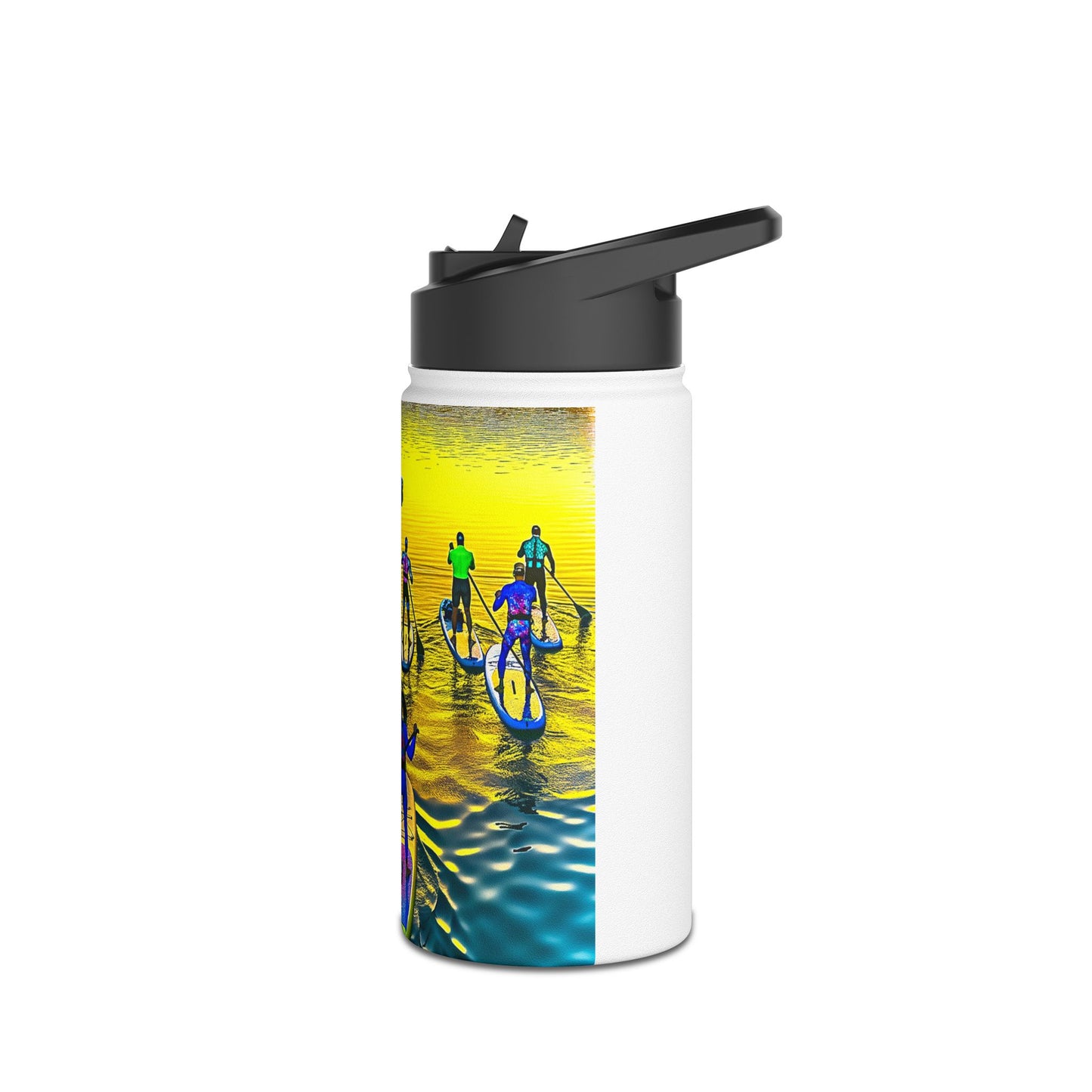 Fantasy Paddleboarding Stainless Steel Water Bottle, Standard Lid