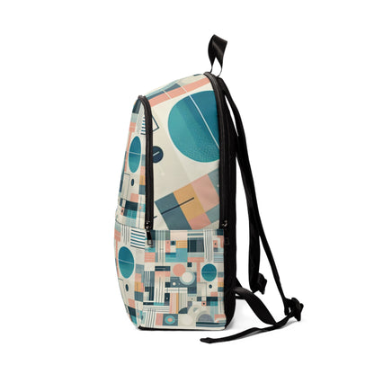 Spacious interior of Artistic Pastel Backpack by Dazzling Dreams Studio, designed for comfort and practicality, ideal for everyday elegance.