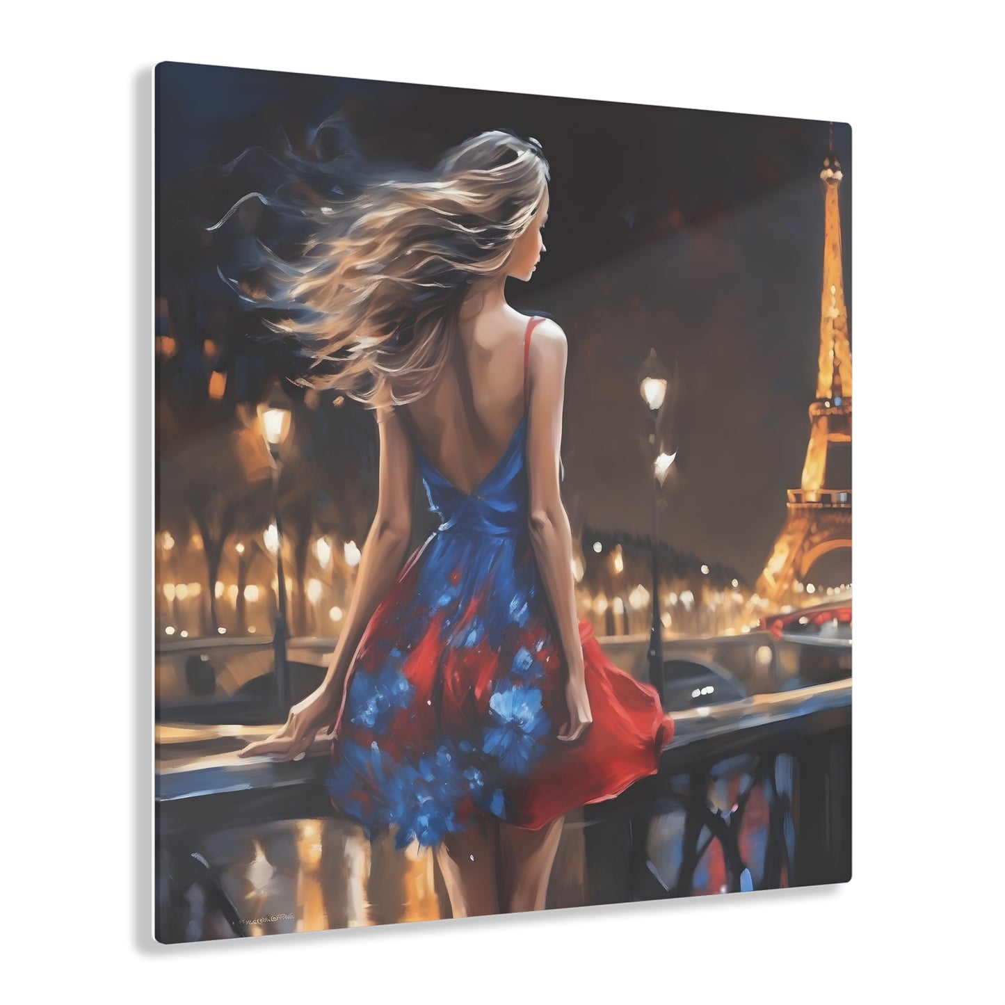 **Captivating Enchantment: City Stroll Acrylic Print**