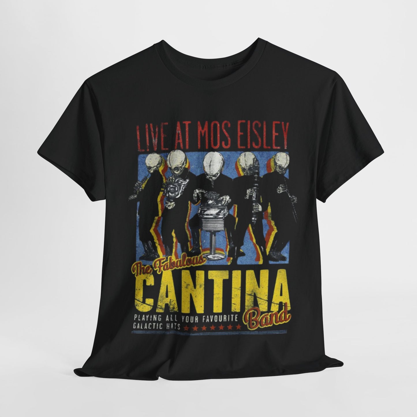 Star Wars Cantina Band Tour T Shirt Funny Mens Womens Unisex Cotton