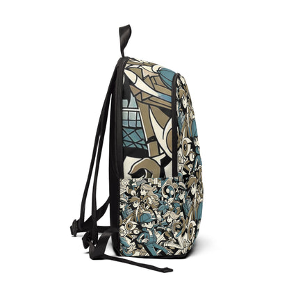 Stylish Cartoon Character Backpack from Dazzling Dreams Studio featuring vibrant comic-style design with playful cartoon characters, ideal for modern fashion enthusiasts.