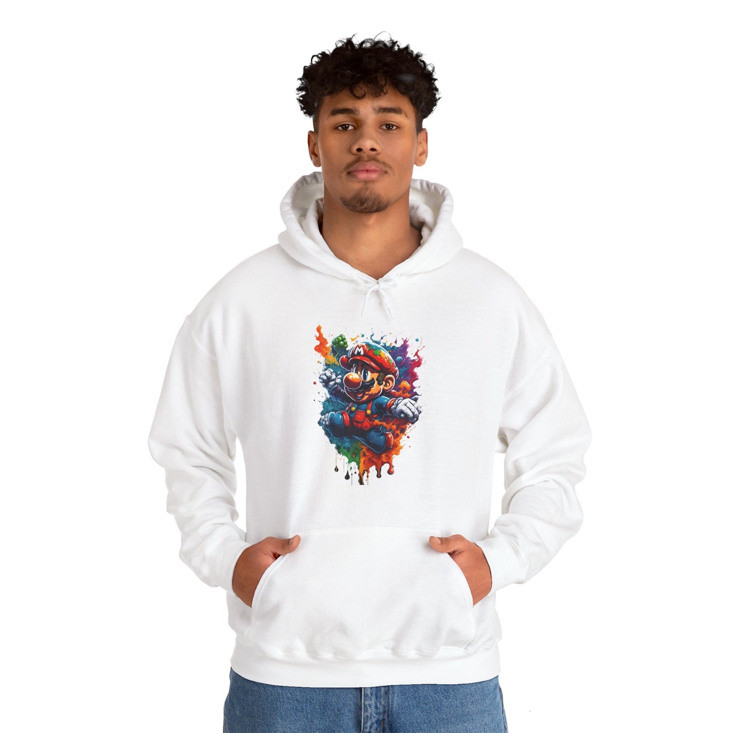 Unisex Computer Game Graphic Lightweight Hooded Sweatshirt