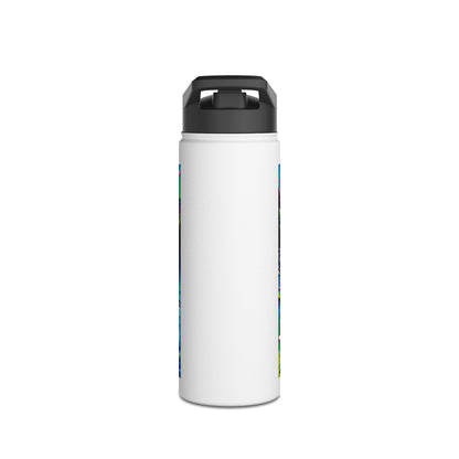 Elegant Fantasy Paddleboarding Stainless Steel Water Bottle with a sleek design, perfect for keeping beverages chilled during paddleboarding and outdoor excursions.