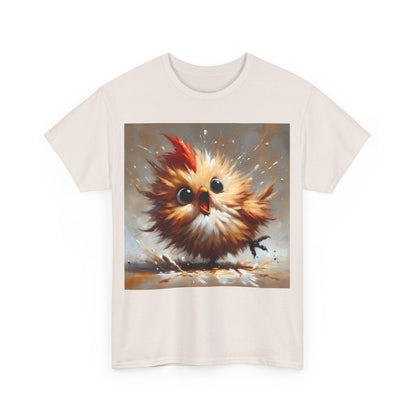 Explosive Joy Tee - Cartoon Bird Edition featuring a playful cartoon bird illustration on the front, capturing an essence of joy and fun.