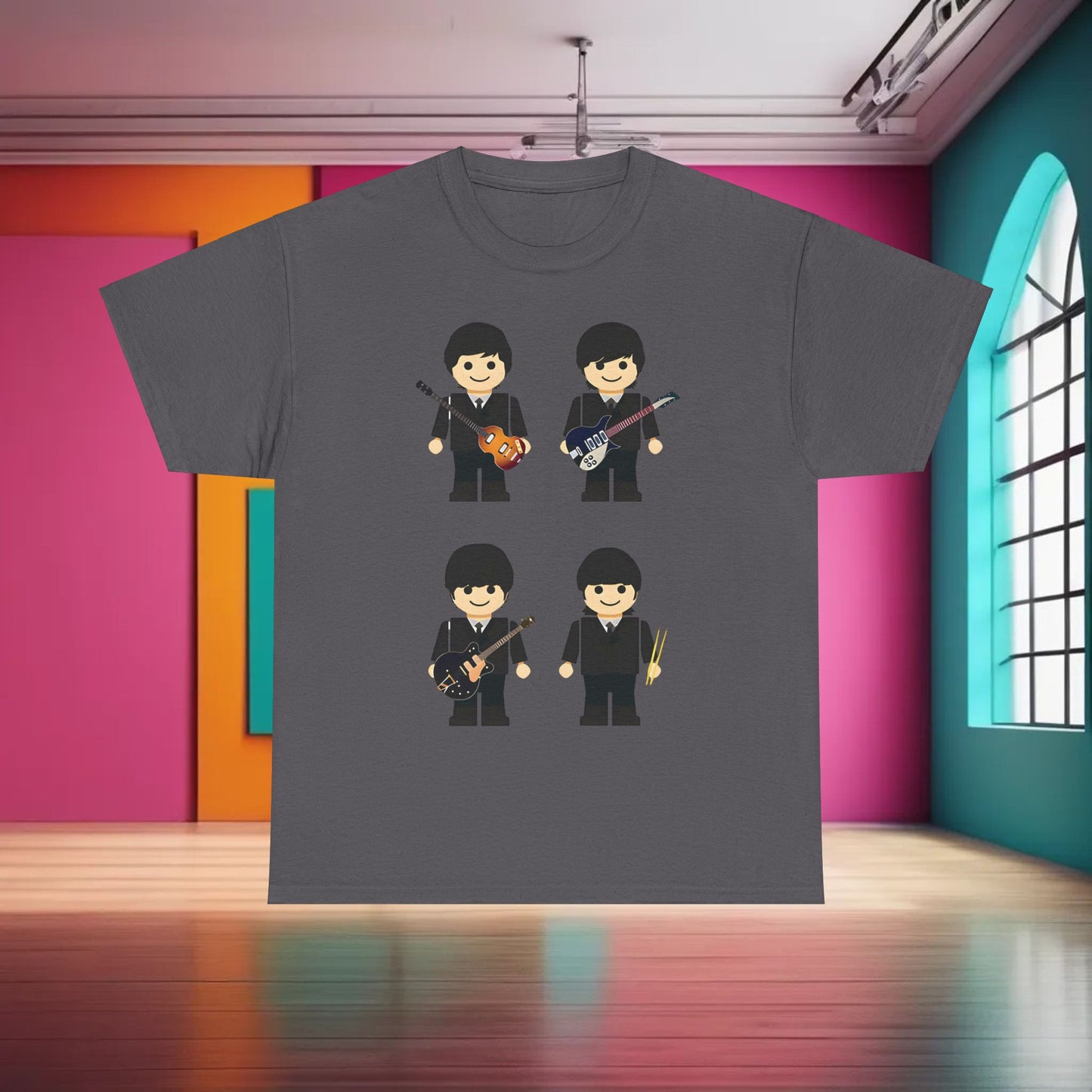 Lego Beatles Graphic T-Shirt Urban Unisex Cotton Tee