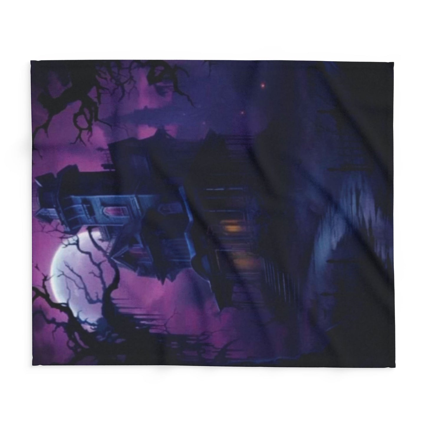 Decorative and Warm Halloween Spooky Arctic Fleece Blanket 3 Sizes