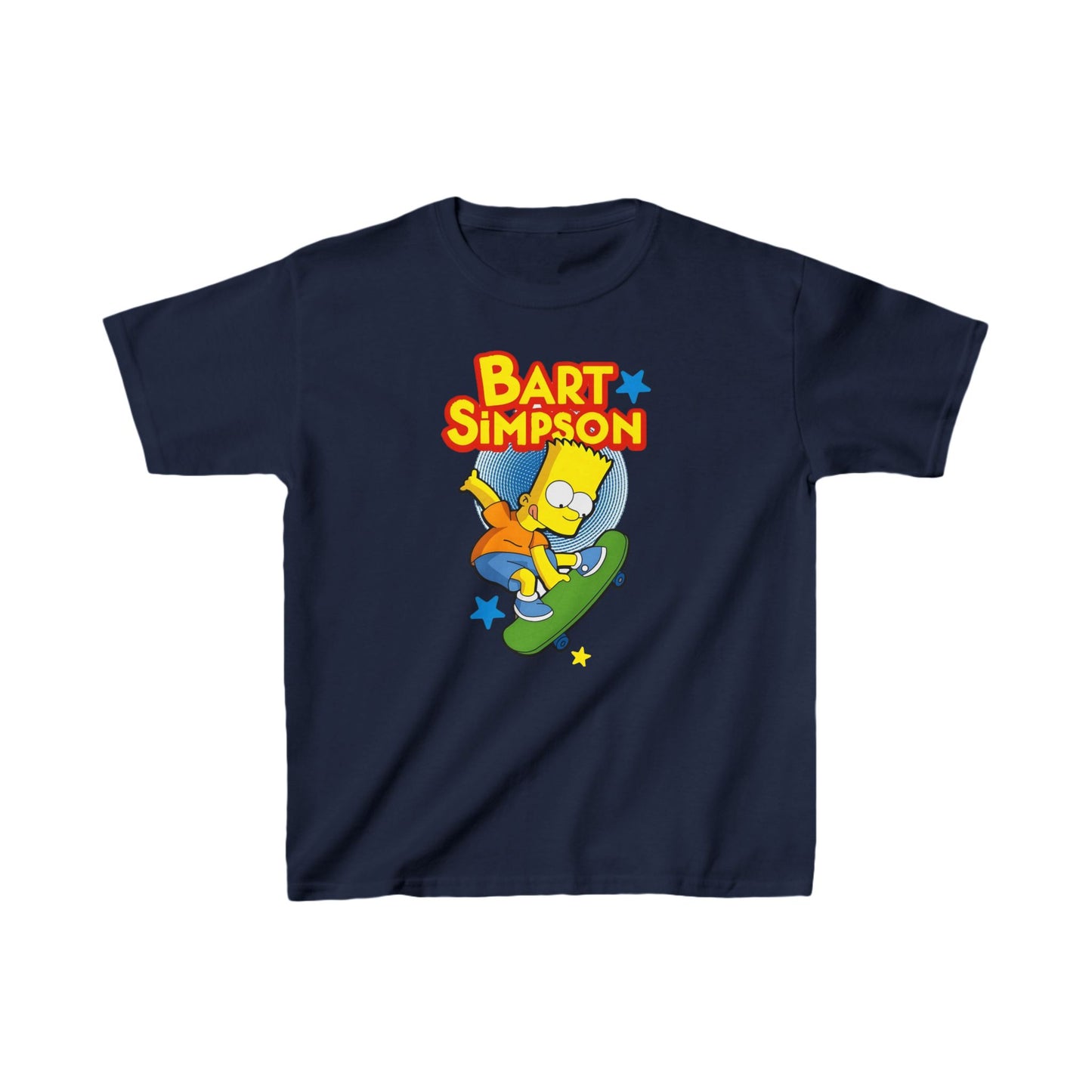 Unisex Kids Bart Simpson  Cotton T Shirt Tee Youths Childs