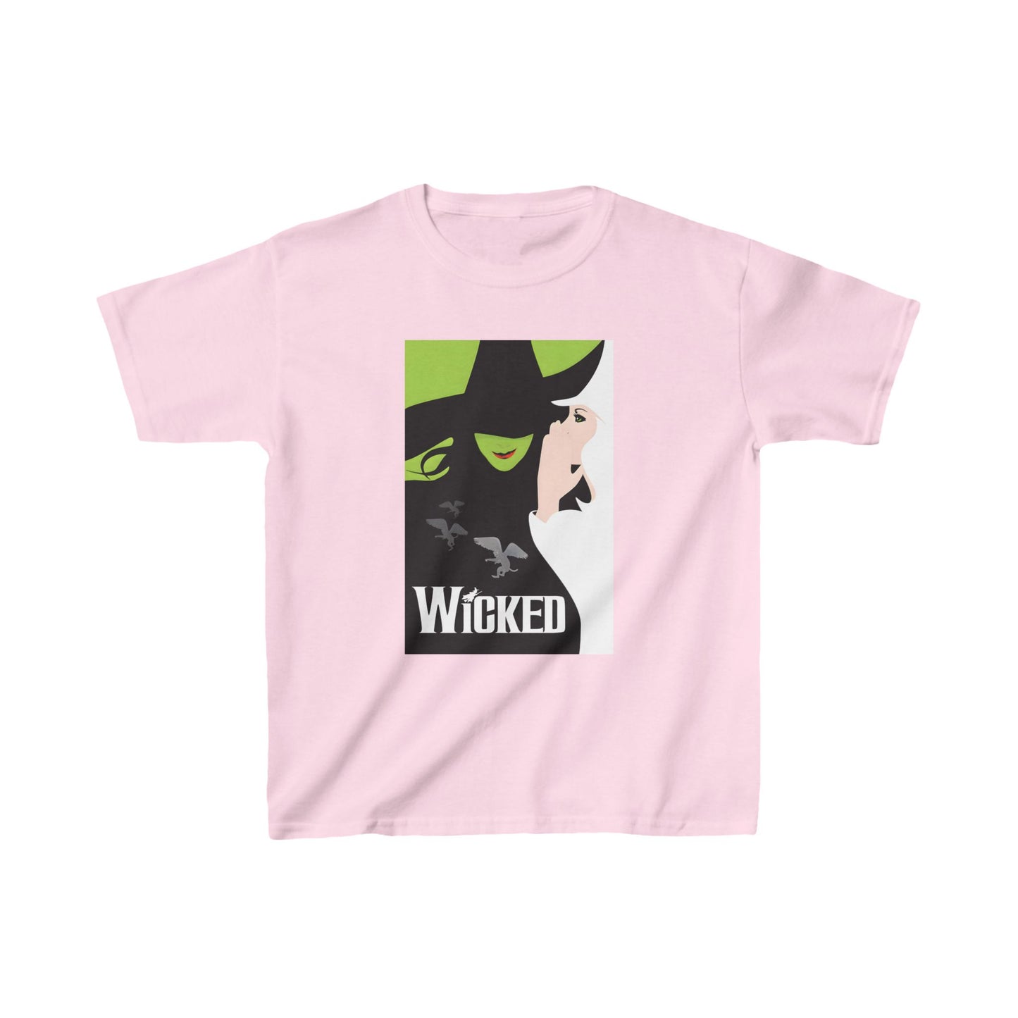 Unisex Kids Wicked Movie Cotton T Shirt Tee childs Youths