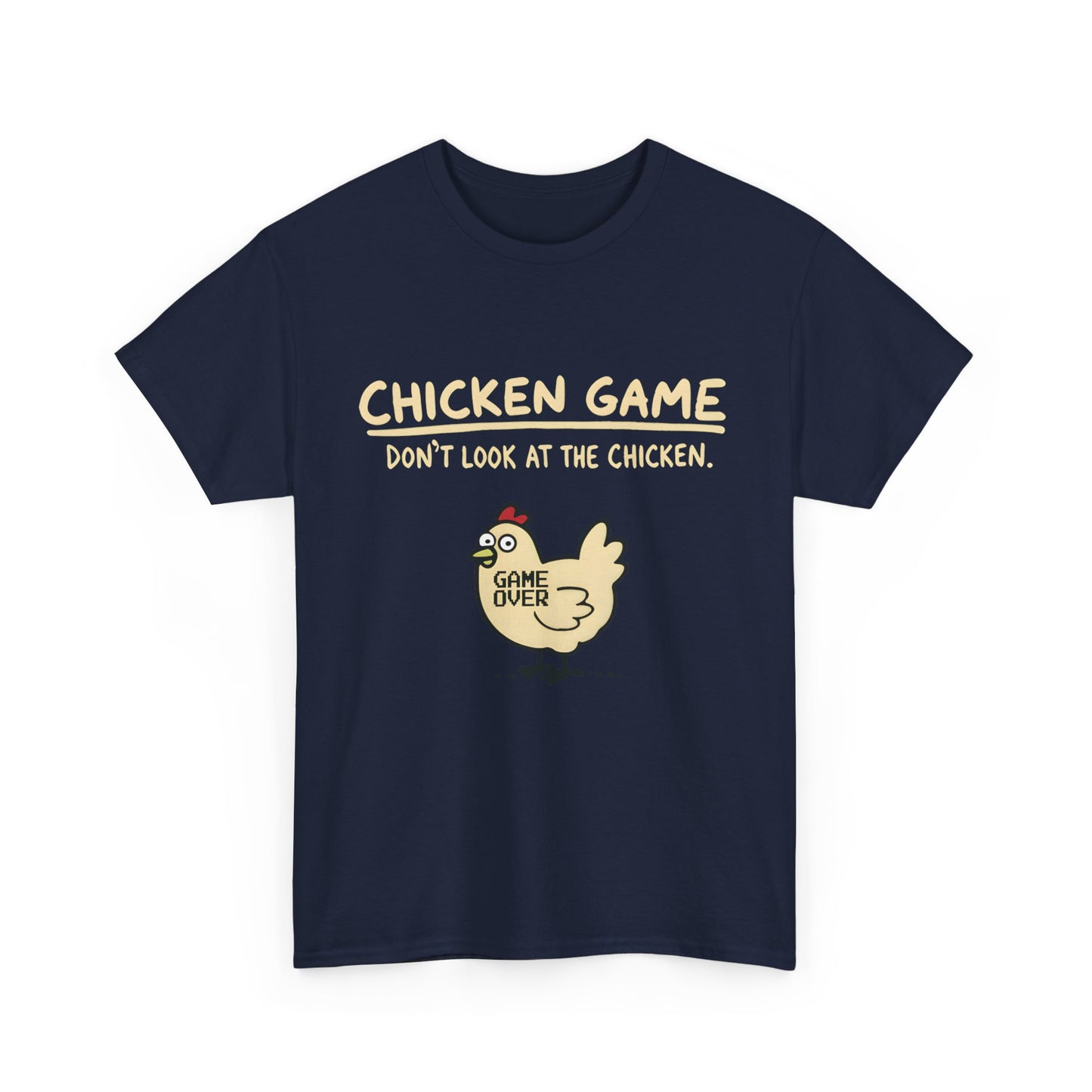 Chicken Game Graphic T-Shirt Urban Unisex Cotton