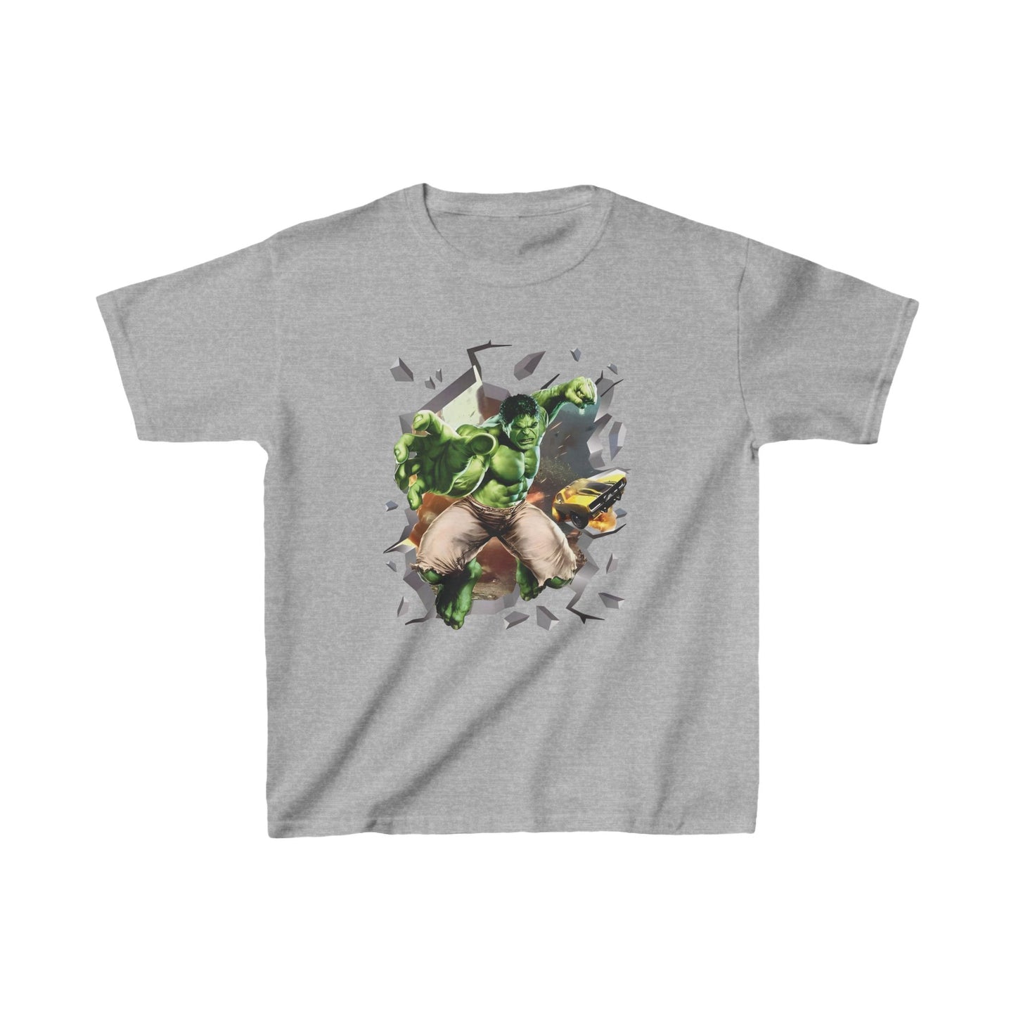 Unisex Kids Hulk Cotton T Shirt Tee Youths Childs