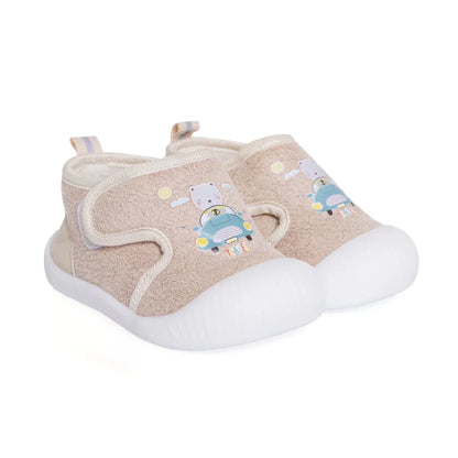 HelloBaby Boys First Step Shoes - Salmon