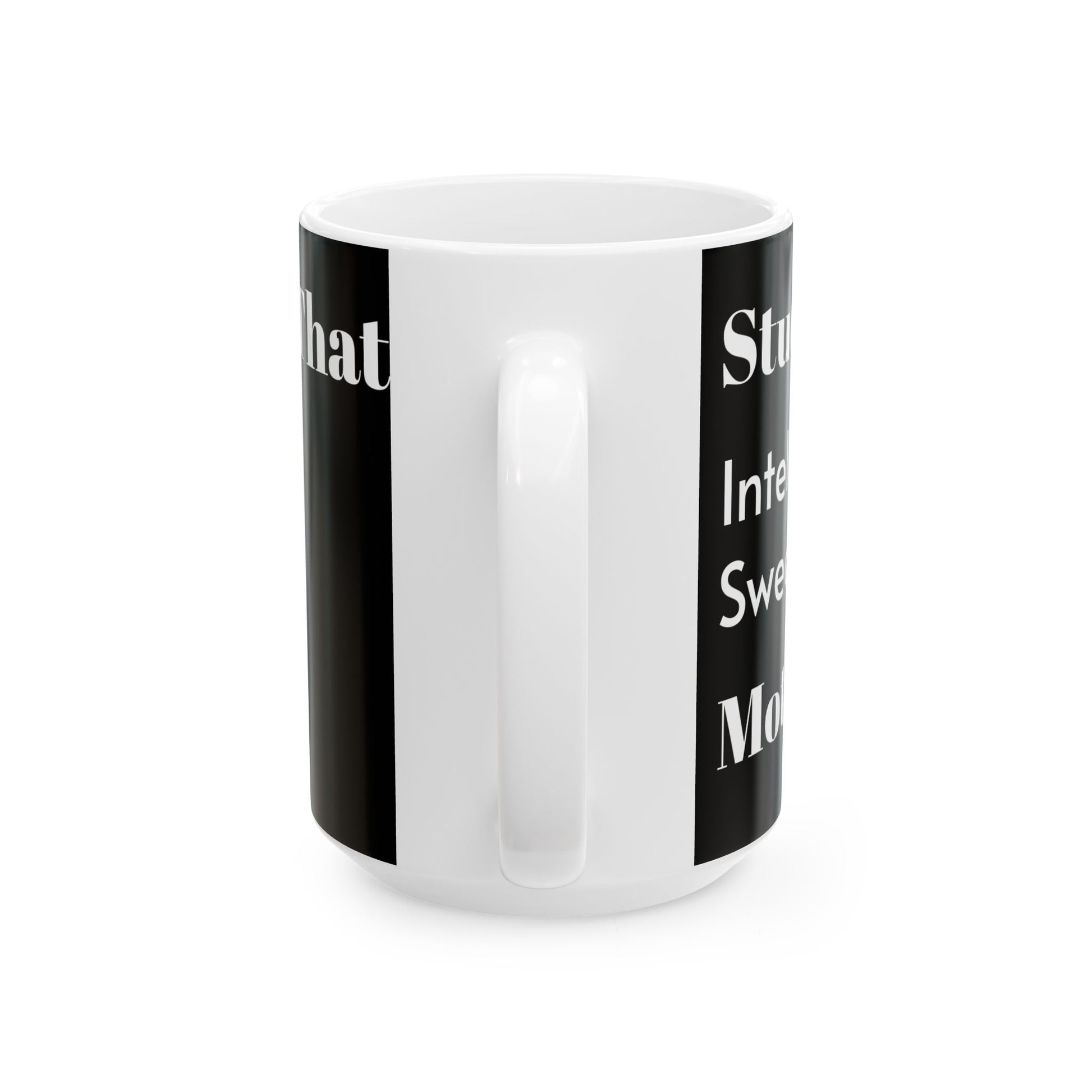 Ceramic mug with a funny and inappropriate slogan, perfect for office settings, birthdays, or just for fun.