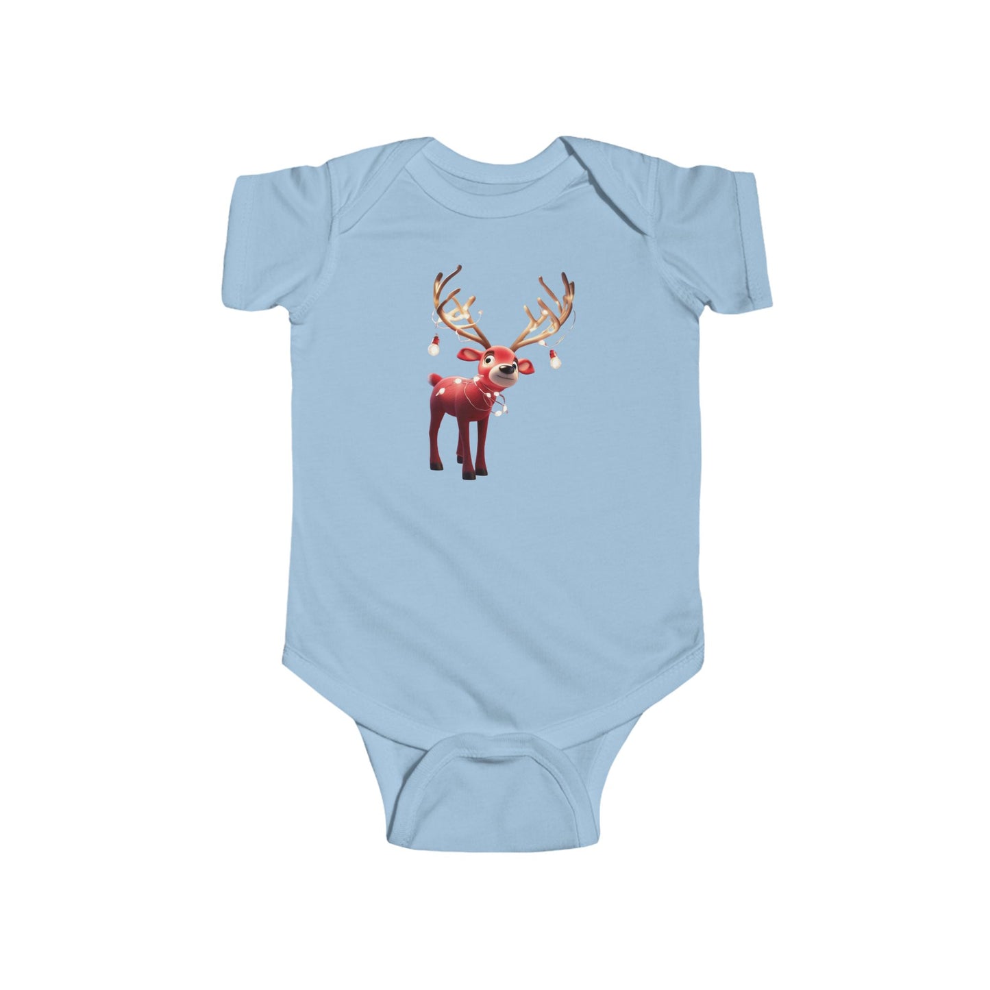 Christmas Reindeer Bodysuit, Baby Romper, Cute Baby Clothes, Infant, 5 colors