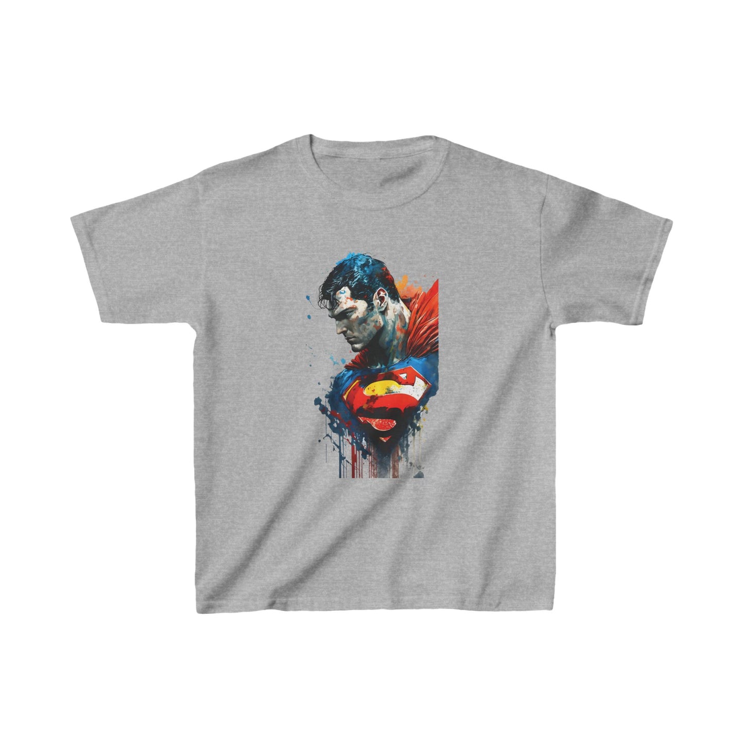 Unisex Kids Superman Cotton T Shirt Tee Youths Childs