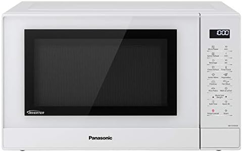 Panasonic NN-ST45KWBPQ Microwave Oven, 32 Litres, 1000W, Turntable, Easy Operation LCD, Touch Control Panel, 21 Auto Programs with Junior Menu (Puree & Porridge) LED Interior bulb, White