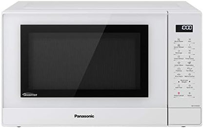 Panasonic NN-ST45KWBPQ Microwave Oven, 32 Litres, 1000W, Turntable, Easy Operation LCD, Touch Control Panel, 21 Auto Programs with Junior Menu (Puree & Porridge) LED Interior bulb, White