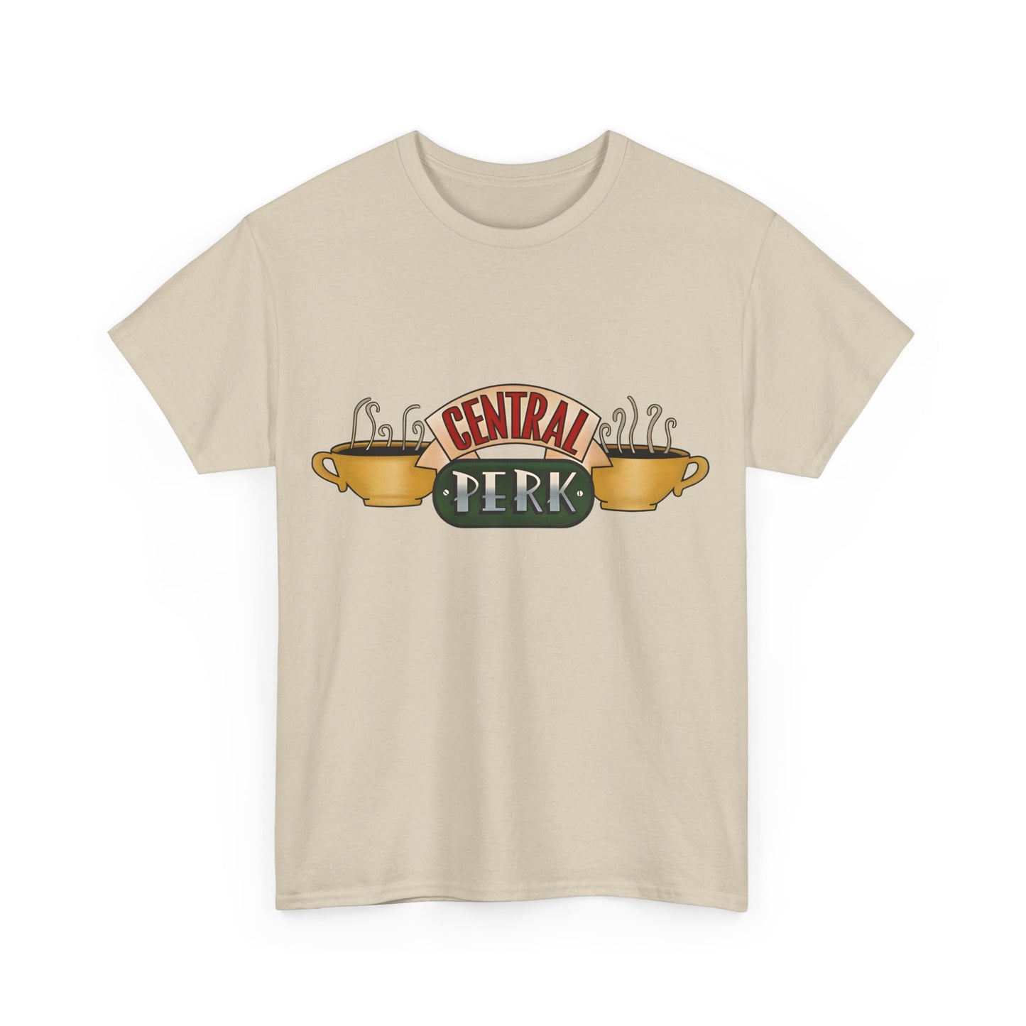 Central Perk Coffee Shop Friends  Retro Logo Graphic Tee Unisex