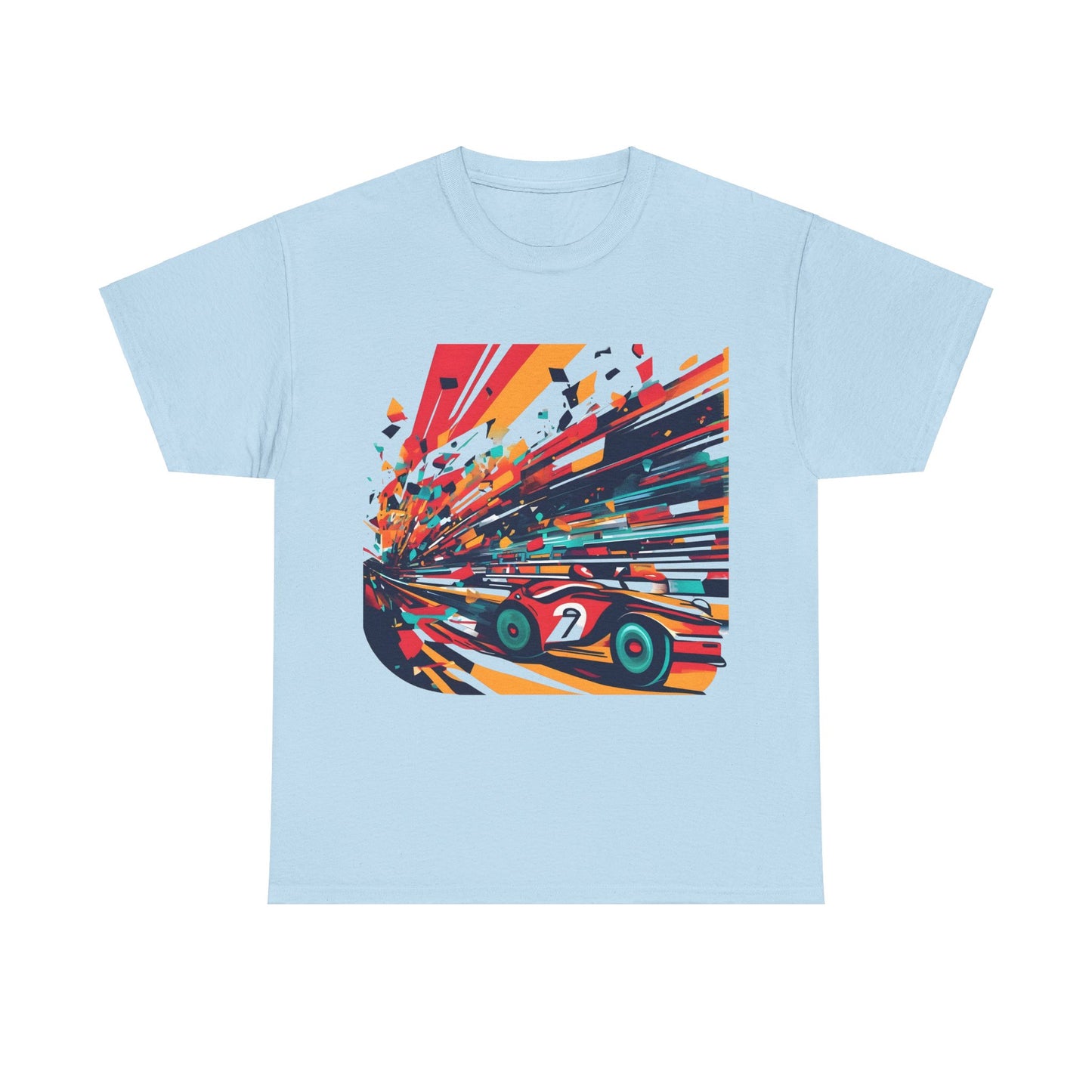 Retro Racing Vintage  Car Graphic T-Shirt, Urban Streetwear Top, Unisex Cotton