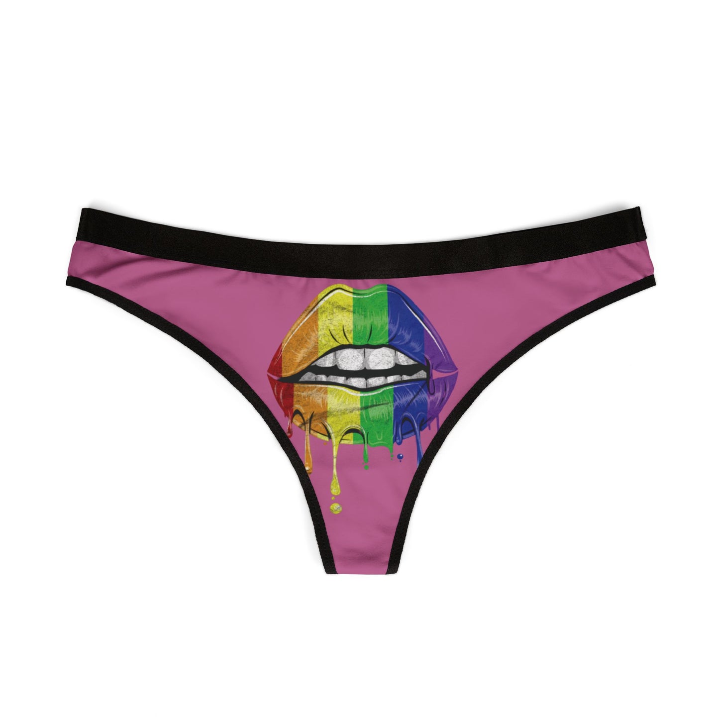 Valentines Naughty Gift Cheeky Women Thong funny Birthday Anniversary PRIDE LGBT