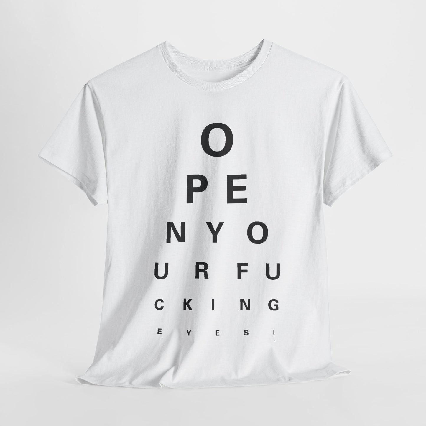 Optician chart Funny Gift Mens Womens Graphic T Shirt Unisex Cotton Urban Street