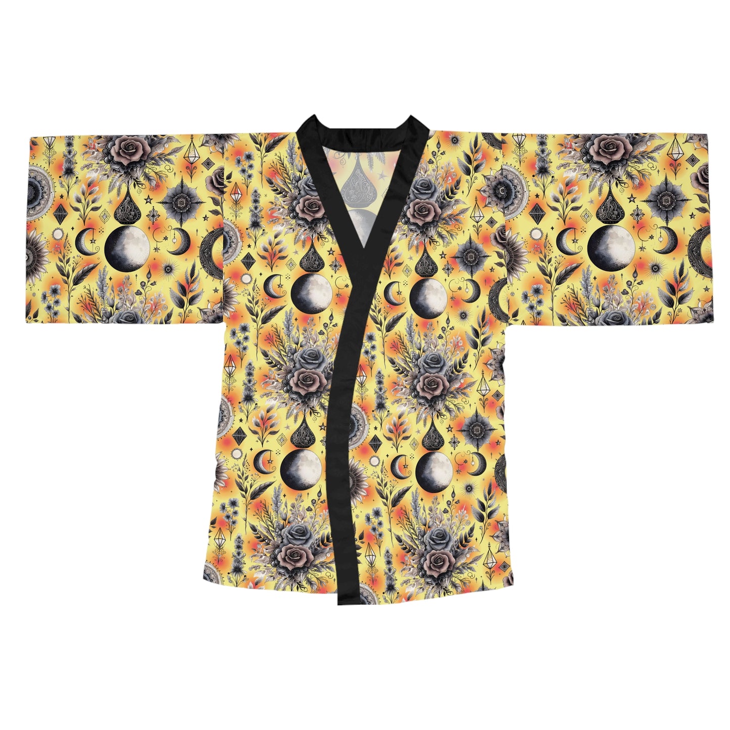 Floral Kimono Robe, Women's Robe, Designer Lounge Wear, Boho Chic Bathrobe, !!!