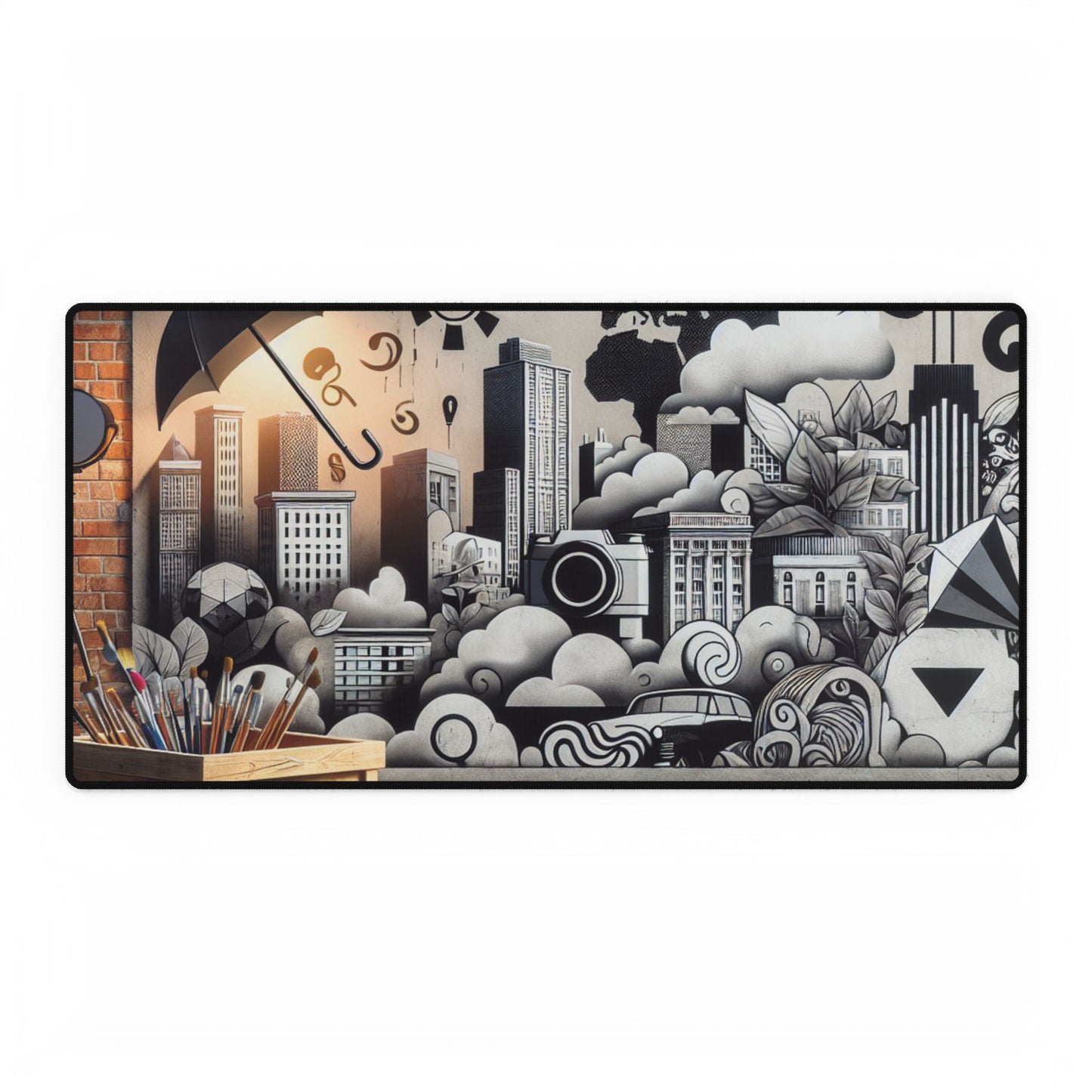 Graffiti Whisper Fusion Mat- Desk | Mouse Mat 3 Sizes