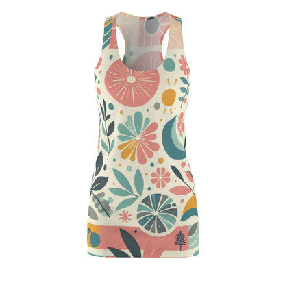 Alessandro Valencia Racerback Dress by Dazzling Dreams Studio showcasing luxurious pastel colours, perfect for tropical elegance and summer events.