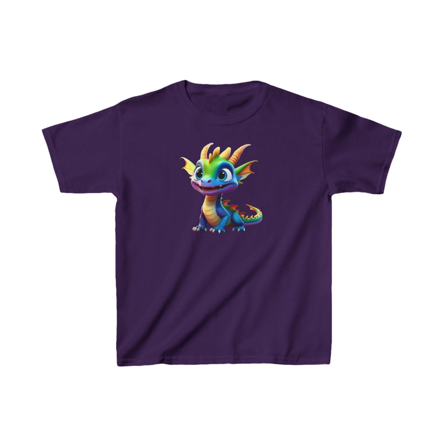 Kids Cute Dragon T shirt Heavy Cotton Tee 16 colors