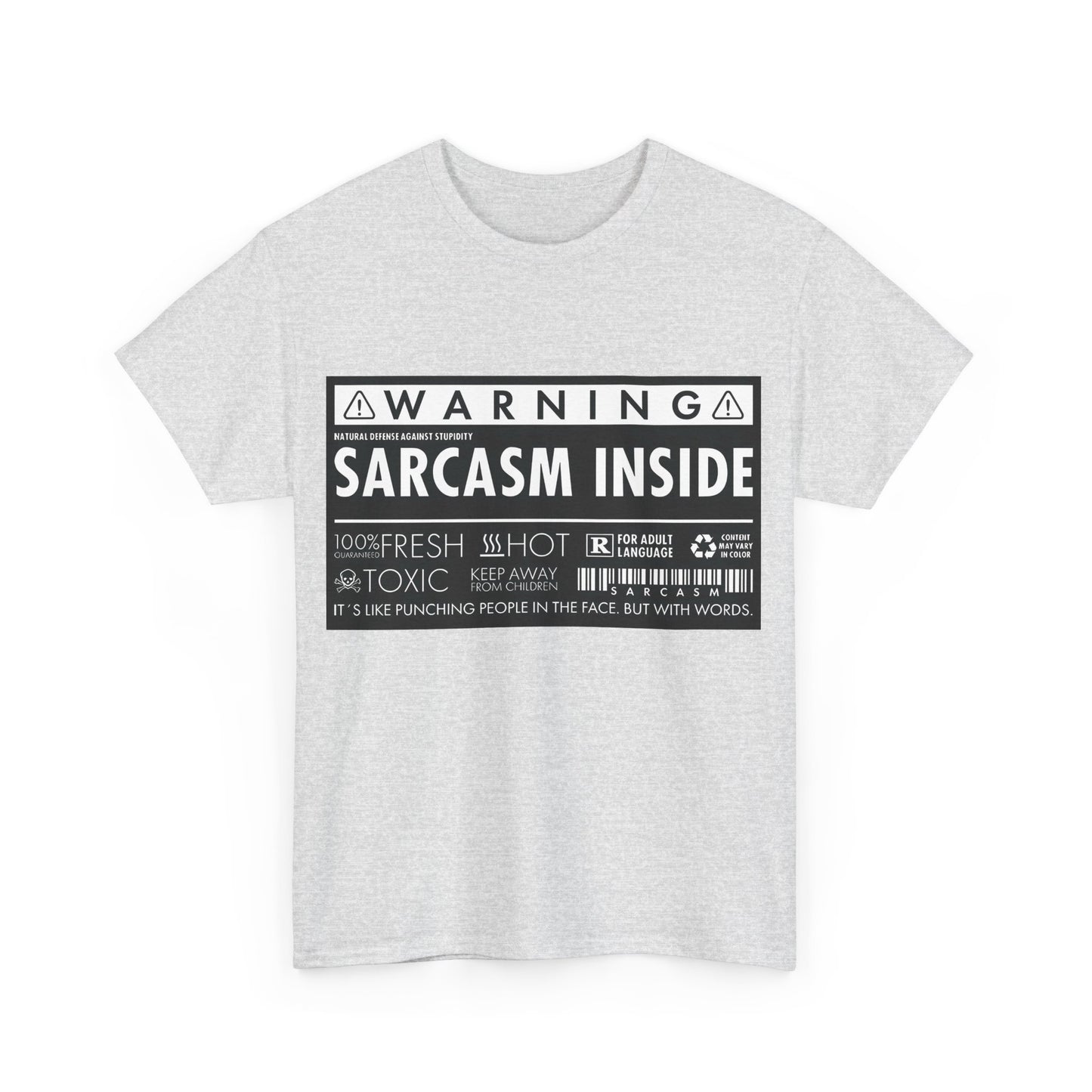 Sarcasm Inside Graphic T-Shirt Urban Unisex Cotton Tee