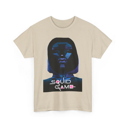 Elegant unisex Squid Game graphic tee showcasing an iconic design. Ideal for those who appreciate unique fashion rooted in pop culture.