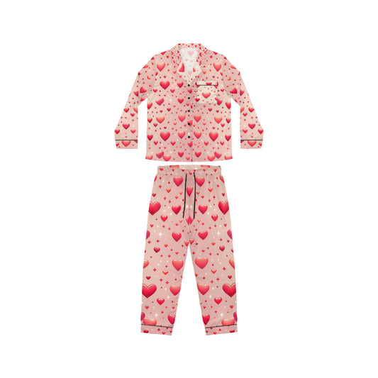 Women's hearts Satin Pajamas