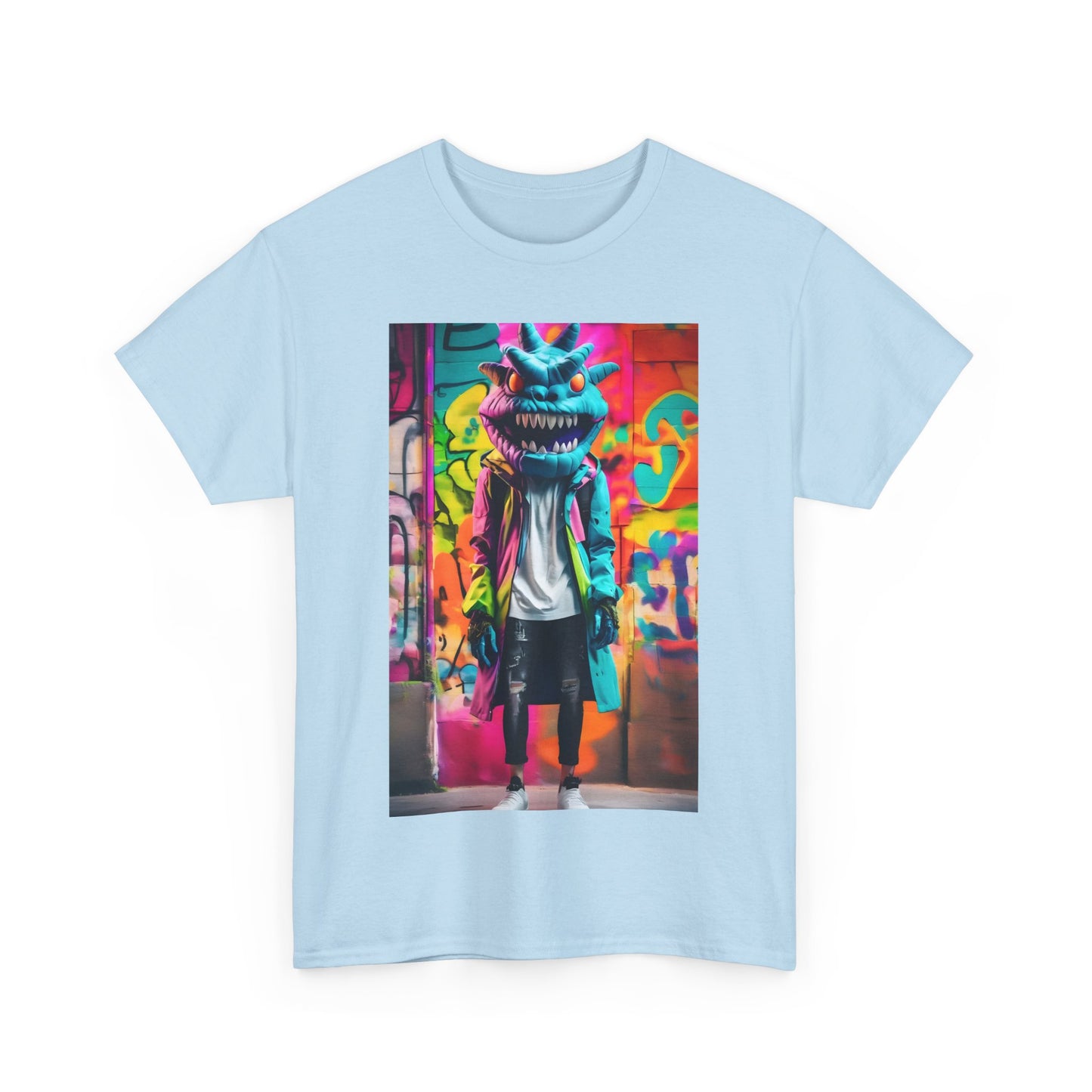 Street Monster Graphic T-Shirt, Urban Streetwear Top, Unisex Cotton