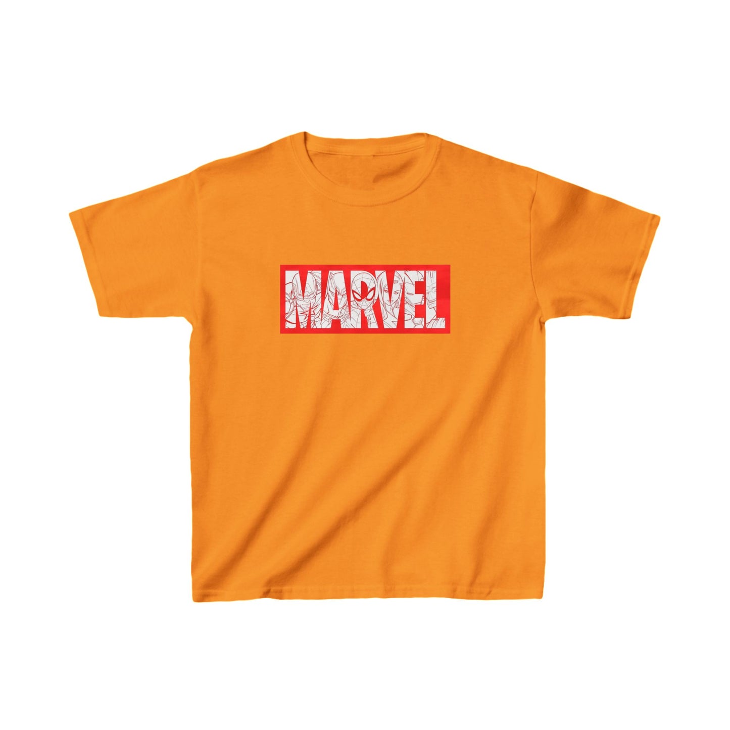 Unisex Childrens Computer Game Marvel Logo Graphic Cotton Tee 16 colors