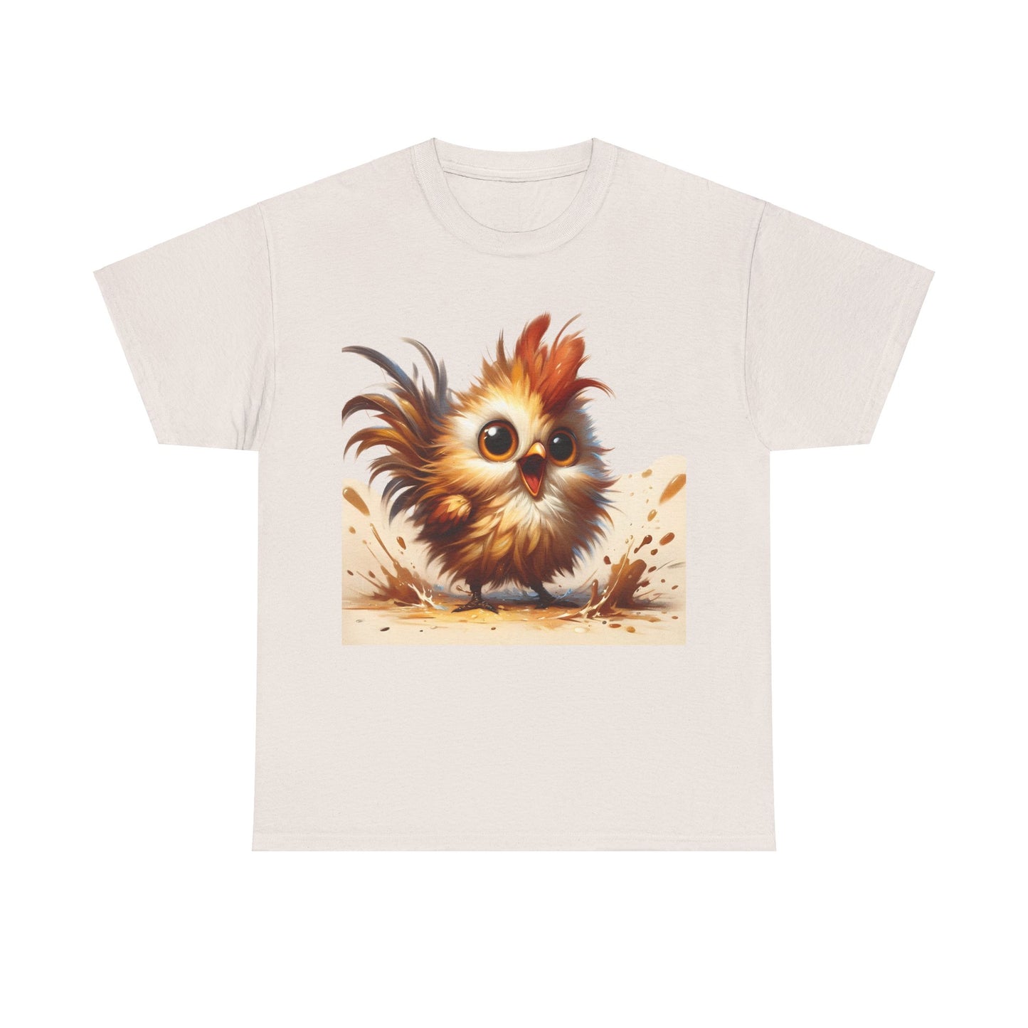 Explosive Joy Tee - Cartoon Bird Edition  Unisex Cotton Tee Graphic T Shirt