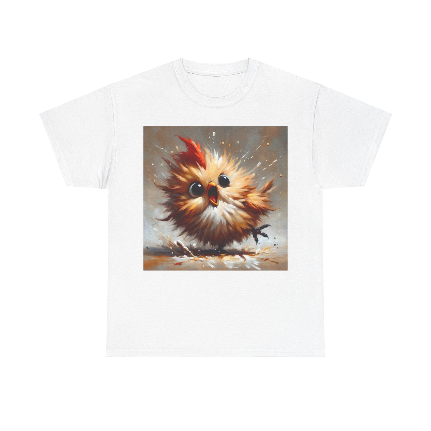 Explosive Joy Tee - Cartoon Bird Edition  Unisex Cotton Tee Graphic T Shirt