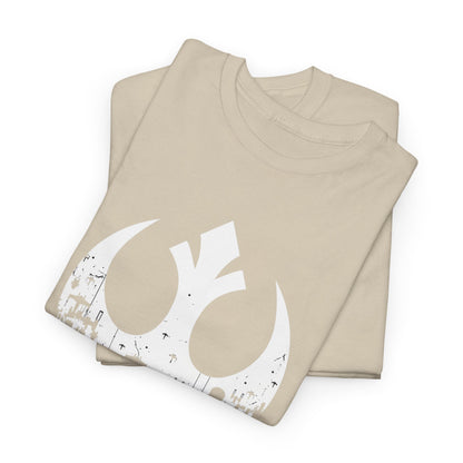 Luxury Star Wars Rebels Graphic T-Shirt in beige featuring a striking rebel symbol and urban aesthetics, made from high-quality cotton.