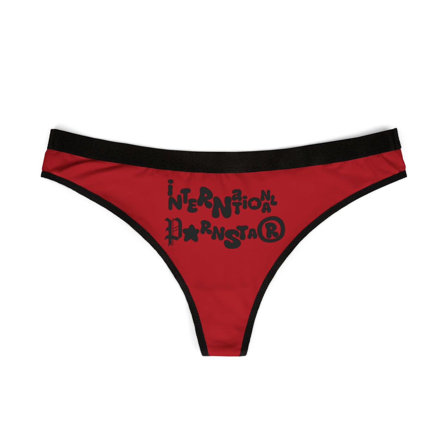 Cheeky International Star Thong Design Humorous, Sexy, Enticing Womens Underwear