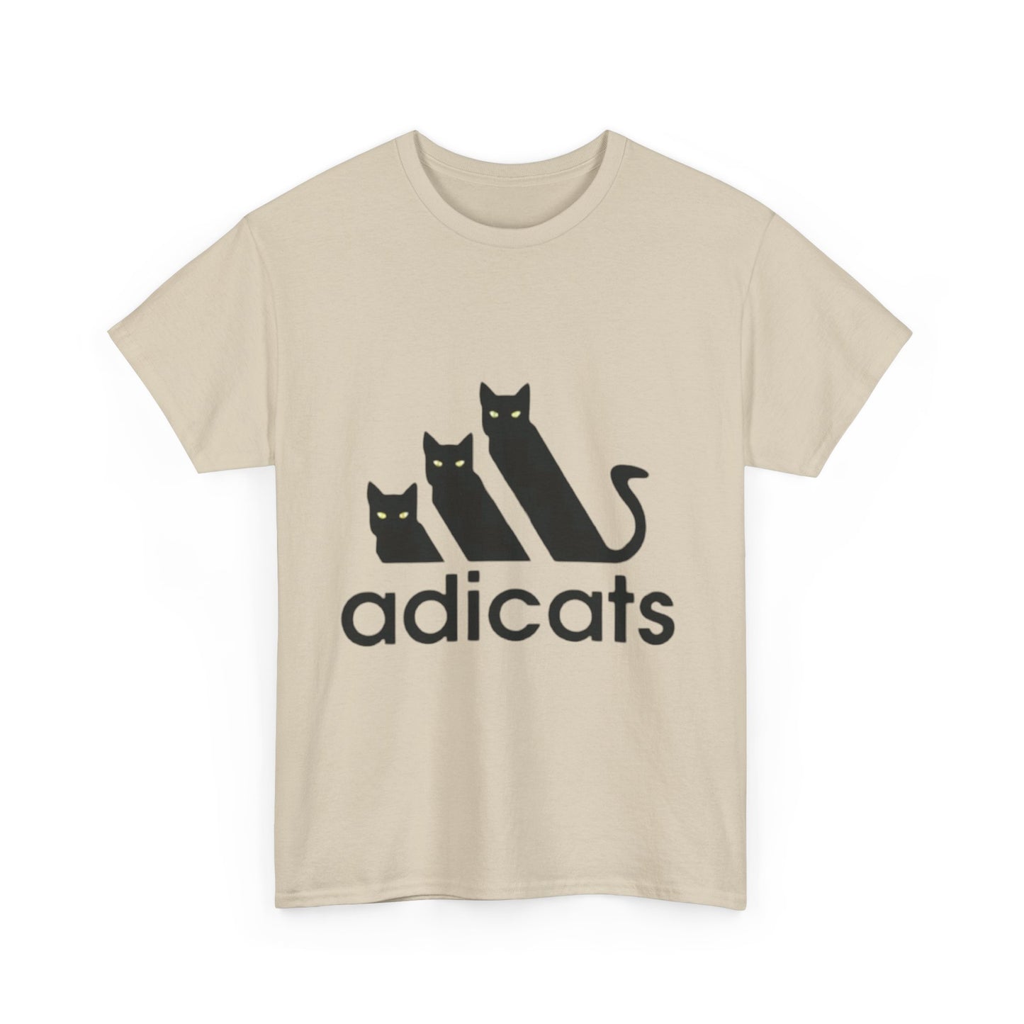 Adicats Logo Graphic T-Shirt Urban Streetwear Unisex Cotton