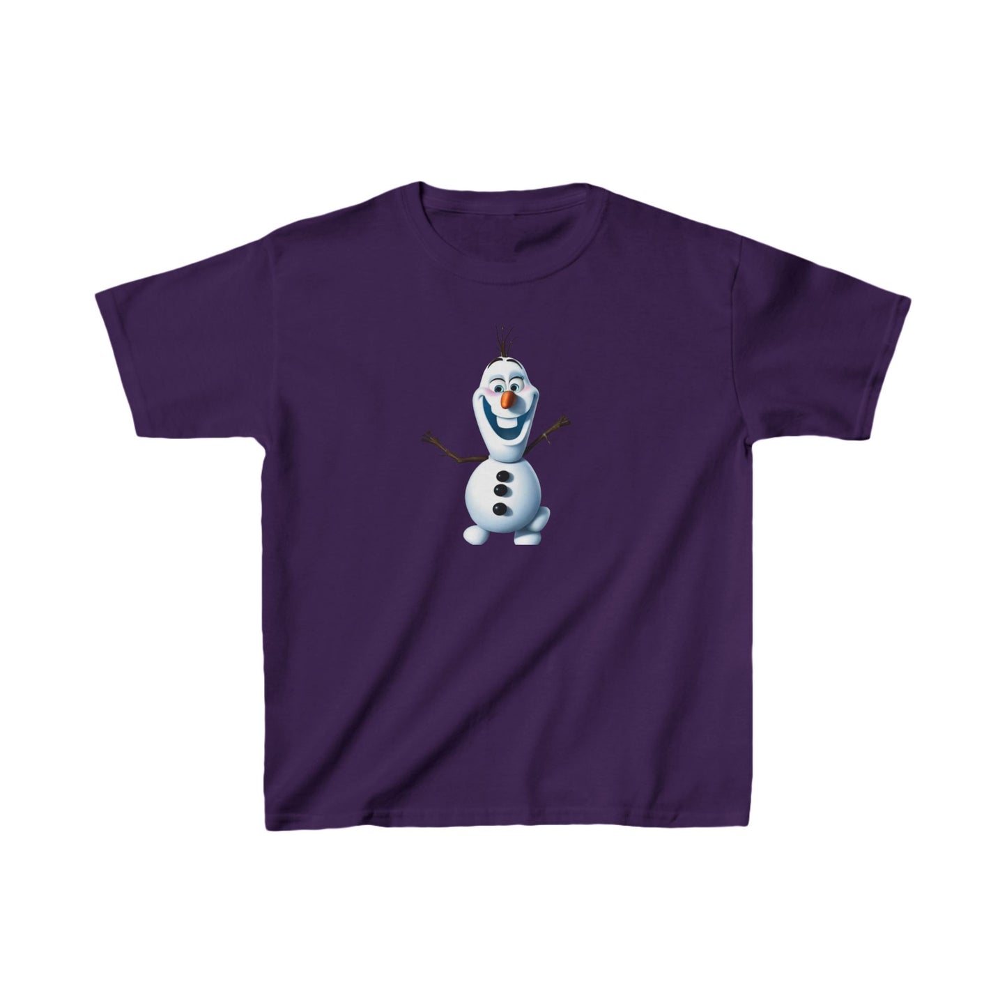 Kids Cute Frozen Olaf T shirt Heavy Cotton Tee 16 colors