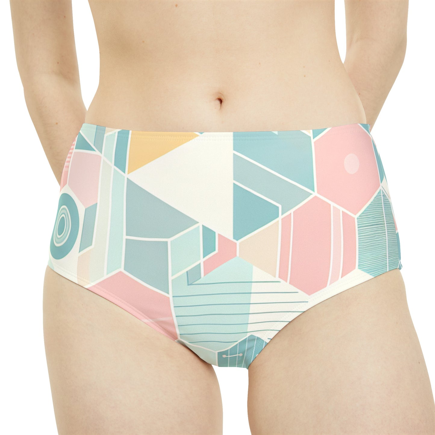 Sweat Symphony: Harmonizing symphony High-Waist Hipster Bikini Bottom