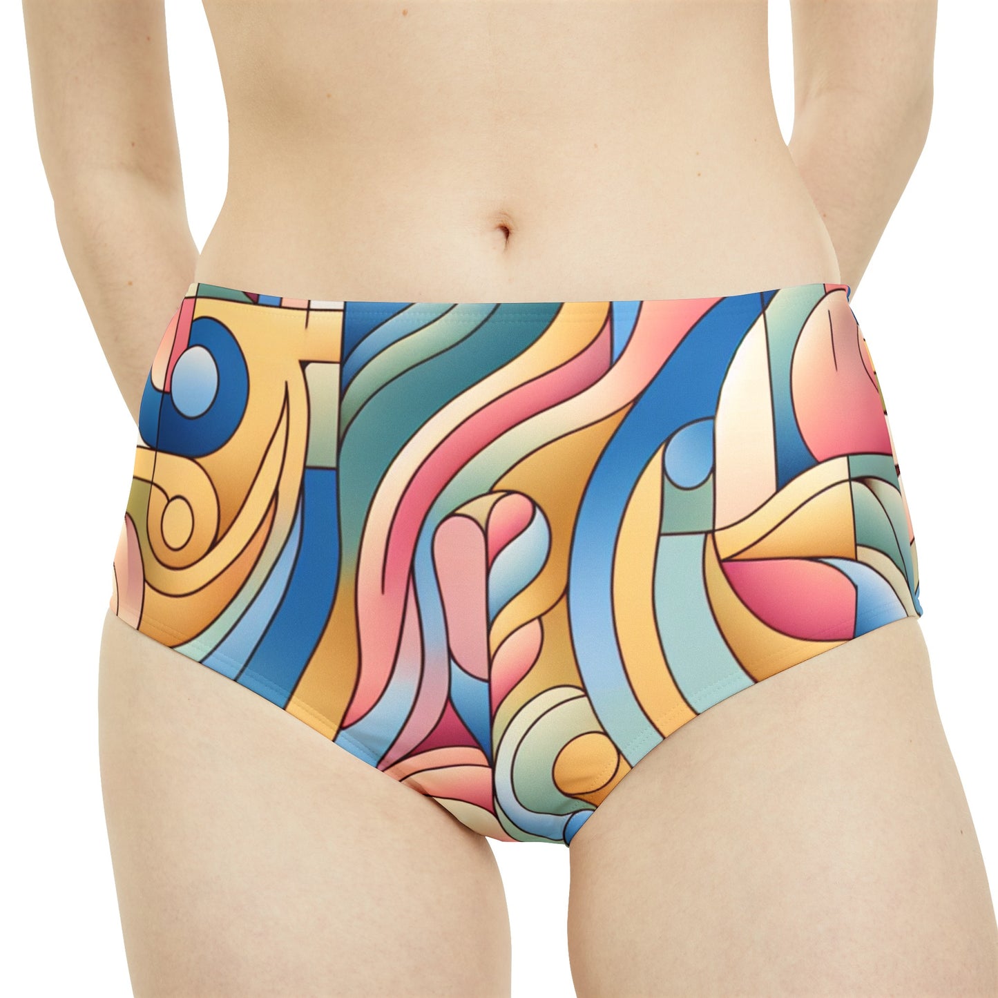 Energetic Move High-Waist Hipster Bikini Bottom