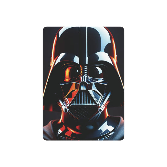 Darth Vader Star Wars Metal Art Poster - Premium Steel Wall Décor showcasing the formidable silhouette of Darth Vader, ideal for luxury home decor.