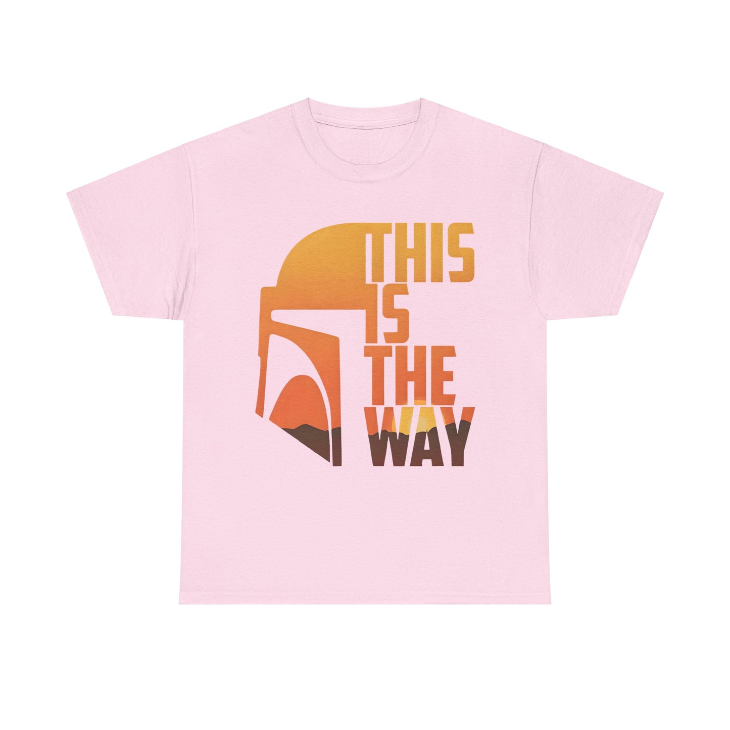 Mandalorian Star Wars This is the Way Logo Graphic Unisex  Tee Shirt