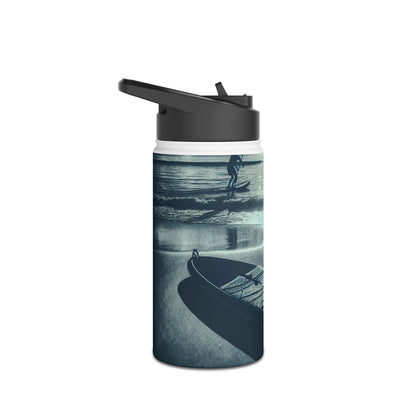 Stylish Fantasy Paddleboarding Stainless Steel Water Bottle, designed for luxury and performance, perfect for paddleboarding and outdoor excursions.
