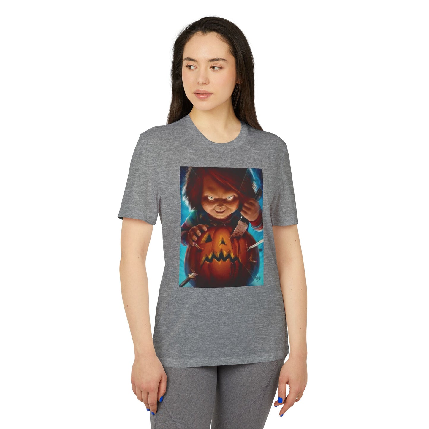 Adidas Unisex Halloween Chucky Cute T-shirt 9 Colors